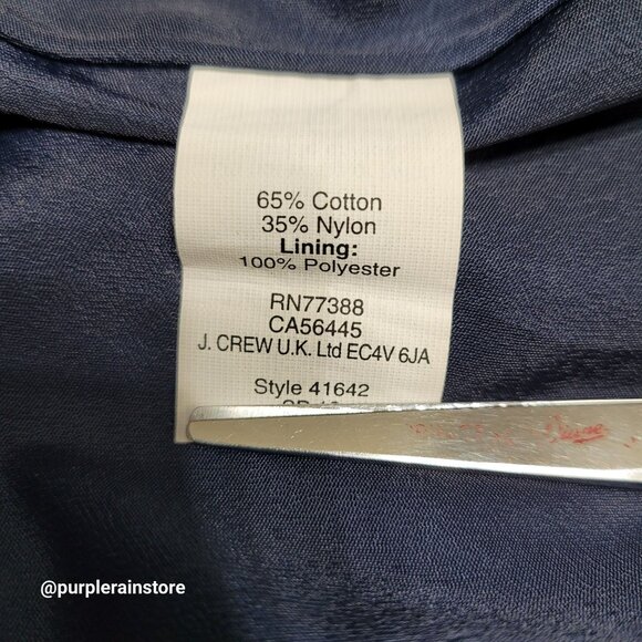 J Crew Floral Crochet Lace Fit & Flare Dress 14 Ethereal Dark Coquette Feminine - Picture 7 of 11